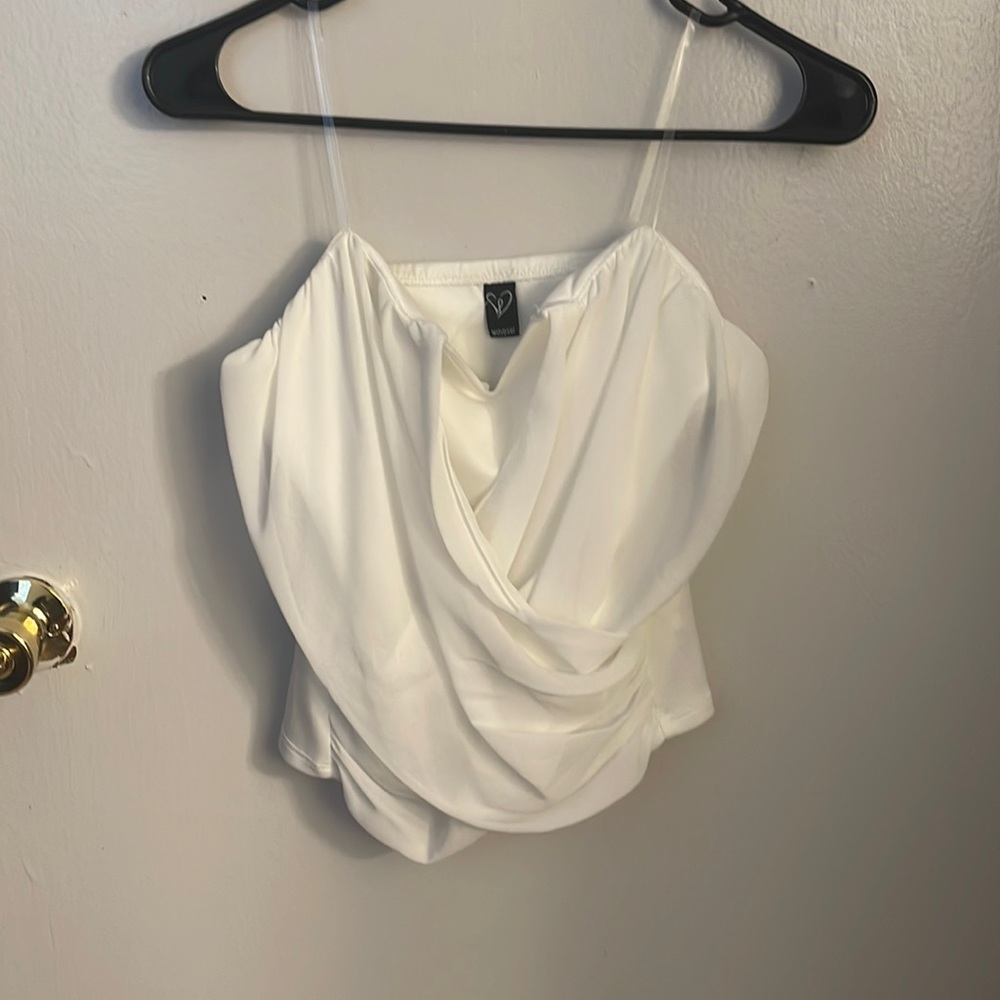 Windsor strapless top